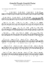 Grateful People Grateful Praise Kurt Carr Full Drum Transcription / Drum Sheet Music COPYDRUM
