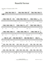 Beautiful Saviour Planetshakers Full Drum Transcription / Drum Sheet Music COPYDRUM