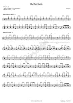 Reflection T Square (ティー・スクェア) Full Drum Transcription / Drum Sheet Music COPYDRUM