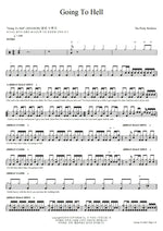 Going to Hell The Pretty Reckless Full Drum Transcription / Drum Sheet Music COPYDRUM