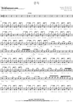 Overdose (중독) ex (이엑스) Full Drum Transcription / Drum Sheet Music COPYDRUM