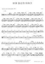 The Story of Rain and You (비와 당신의 이야기) Gaia (가이아) Full Drum Transcription / Drum Sheet Music COPYDRUM