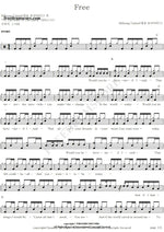 Free (Live) Hillsong United Full Drum Transcription / Drum Sheet Music COPYDRUM