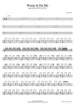 Waste It On Me (feat. BTS) Steve Aoki Full Drum Transcription / Drum Sheet Music COPYDRUM