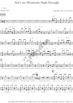 Ain't No Mountain High Enough (Live) Big Band the Convocation Full Drum Transcription / Drum Sheet Music COPYDRUM