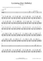 Levitating (feat. DaBaby) Dua Lipa Full Drum Transcription / Drum Sheet Music COPYDRUM