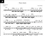 Panic Attack Dream Theater Full Drum Transcription / Drum Sheet Music Drum Sheet MX