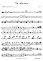 The Unforgiven Metallica Full Drum Transcription / Drum Sheet Music COPYDRUM