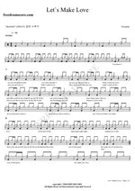 Let`s Make Love Fourplay Full Drum Transcription / Drum Sheet Music COPYDRUM