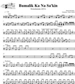Bumalik Ka Na Sa'kin Silent Sanctuary Full Drum Transcription / Drum Sheet Music DrumSetSheetMusic.com