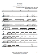 Redneck Lamb of God Full Drum Transcription / Drum Sheet Music Realsongbook
