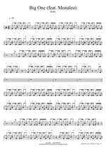 Big One (feat. Monaleo) Kaliii Full Drum Transcription / Drum Sheet Music COPYDRUM