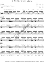 Sleepless Night, The Rain Falls (잠 못 드는 밤 비는 내리고) Kim Gun Mo (김건모) Full Drum Transcription / Drum Sheet Music COPYDRUM