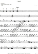 S.O.S. Stratovarius Full Drum Transcription / Drum Sheet Music COPYDRUM