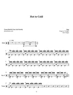 Hot to Cold Saga Full Drum Transcription / Drum Sheet Music Jaslow Drum Sheets