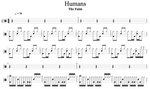 Humans The Faim Full Drum Transcription / Drum Sheet Music Cyril Mayer