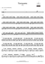 Tierrasanta (DRUM COVER BY EAK) EAK Full Drum Transcription / Drum Sheet Music COPYDRUM