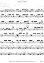 Cissy Strut The Meters Full Drum Transcription / Drum Sheet Music COPYDRUM