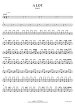 A LOT John K Full Drum Transcription / Drum Sheet Music COPYDRUM
