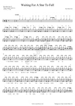Waiting for a Star to Fall Boy Meets Girl Full Drum Transcription / Drum Sheet Music COPYDRUM