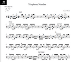 Telephone Number Junko Ohashi (大橋 純子) Full Drum Transcription / Drum Sheet Music Drum Sheet MX