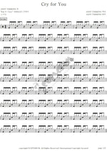 Cry for You Andy Timmons Full Drum Transcription / Drum Sheet Music COPYDRUM