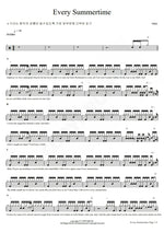 Every Summertime Niki (Nicole Zefanya) Full Drum Transcription / Drum Sheet Music COPYDRUM