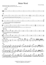Better Word Elevation Worship Full Drum Transcription / Drum Sheet Music COPYDRUM
