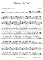 What Am I to You Norah Jones Full Drum Transcription / Drum Sheet Music COPYDRUM