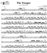 The Trooper Iron Maiden Full Drum Transcription / Drum Sheet Music DrumSetSheetMusic.com