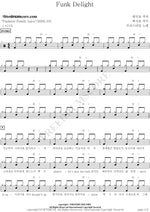 Funk Delight Free Style Full Drum Transcription / Drum Sheet Music COPYDRUM