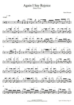 Again I Say Rejoice (Daniel Bernard Drum Cover) Israel & New Breed Full Drum Transcription / Drum Sheet Music COPYDRUM