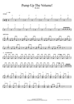Pump Up The Volume! PLAVE Full Drum Transcription / Drum Sheet Music COPYDRUM
