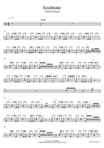 Soulmate Johnny Stimson Full Drum Transcription / Drum Sheet Music COPYDRUM