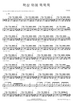 Drip, Drip, Drip on My Desk (책상 위에 뚝뚝뚝) Lee Taeho (이태호) Full Drum Transcription / Drum Sheet Music COPYDRUM