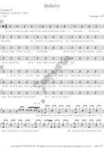 Believe Savatage Full Drum Transcription / Drum Sheet Music COPYDRUM