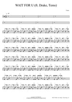 Future (feat. Drake & Tems) Wait For U Full Drum Transcription / Drum Sheet Music COPYDRUM