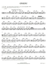 Onion! One Ok Rock (ワンオクロック) Full Drum Transcription / Drum Sheet Music COPYDRUM