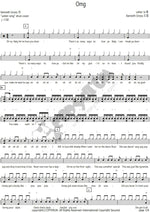 OMG (Kenneth Gross Drum Cover) Usher Full Drum Transcription / Drum Sheet Music COPYDRUM