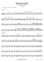 Blinding Lights (2025 로이 뮤직 콘서트) The Weeknd Full Drum Transcription / Drum Sheet Music COPYDRUM