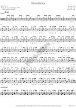 Insomnia (Insomnia) Wine Loop (와인루프) Full Drum Transcription / Drum Sheet Music COPYDRUM