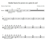 Andar Hacia los Pozos No Quita la Sed El Último de la Fila Full Drum Transcription / Drum Sheet Music Franki Bio