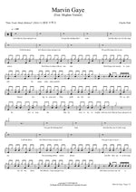 Marvin Gaye (feat. Meghan Trainor) Charlie Puth Full Drum Transcription / Drum Sheet Music COPYDRUM