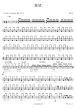 Resignation (체념) Koyote (코요태) Full Drum Transcription / Drum Sheet Music COPYDRUM