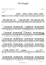 The Struggle Ballyhoo! Full Drum Transcription / Drum Sheet Music COPYDRUM