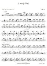 Lonely Girl Tonight Alive Full Drum Transcription / Drum Sheet Music COPYDRUM