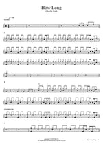 How Long Charlie Puth Full Drum Transcription / Drum Sheet Music COPYDRUM