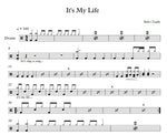 It's My Life Selo i Ludy Full Drum Transcription / Drum Sheet Music Franki Bio