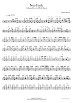 Neo Funk (feat. Larnell Lewis & Robi Botos) Anthony Brancati Full Drum Transcription / Drum Sheet Music COPYDRUM