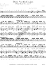There and Back Again Chris Daughtry Full Drum Transcription / Drum Sheet Music COPYDRUM